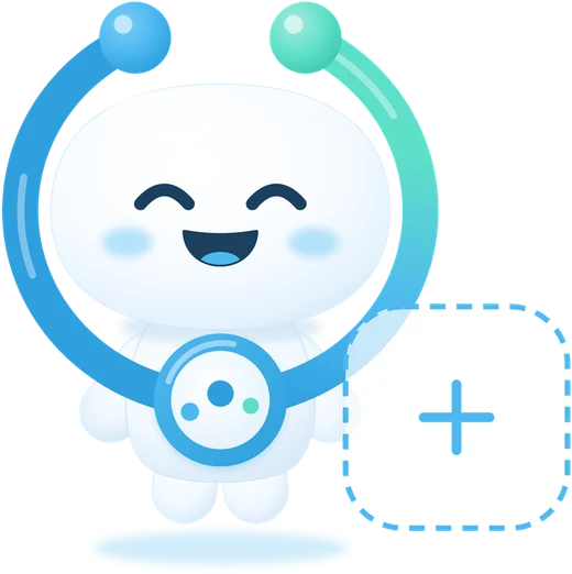 A Clinicle Bot with an empty role badge slot